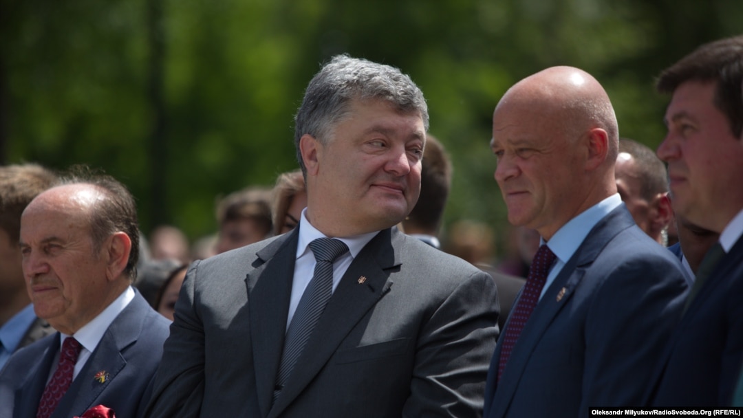 Петро Порошенко і Геннадій Труханов у травні 2017 року в Одесі