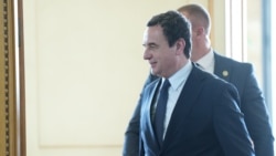 Lideri i Lëvizjes Vetëvendosje, Albin Kurti.