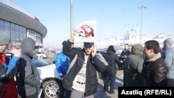 Борис Бегаев Казанда гадел сайлаулар таләп иткән автойөреш вакытында