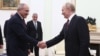 Russia - Russian President Vladimir Putin meets Armenian Prime Minister Nikol Pashinian in the Kremlin, Moscow, September 25, 2025.