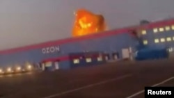 Атака БПЛА на склад Ozon в Дагестане, 24 августа 2026