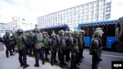 Оьрсийчоь -- Росгвардин эскархой бу Москох оппозицин акцина кечлуш. 12Манг.2017.