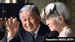 Император Акихито и императрица Мичико
