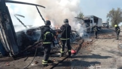 Последствия одного из российских обстрелов 3 мая в Днепропетровской области