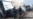 Firefighters extinguish a fire at the site of a drone attack in the Dnipropetrovsk region on May 3.