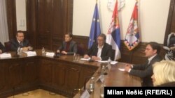 Србија- состанок на претседателот Александар Вучиќ со министрите во српската влада