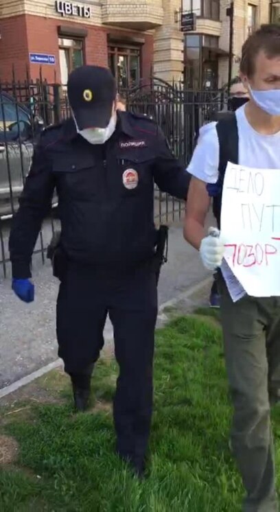 Задержания на пикетах в Перми
