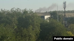 Пожар в Оренбургской области, фотография телеграм-канала Exilenova+