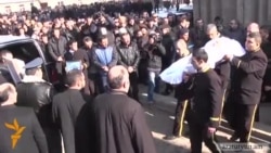 Infant Victim Of Family Massacre Buried in Armenia