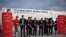 Armenia - Officials at the Zvartnots airport inaugurate Istanbul-Yerevan flights launched by Turkish Airlines, March 11, 2026.
