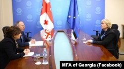 გიორგი ზურაბაშვილისა და მარგე მარდისალუ-კაჰარის შეხვედრა.