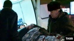 Человек, раненый в катастрофе веролета Ми-8 на Алтае, 13 января 2009