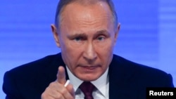 Владимир Путин на ежегодной пресс-конференции, 23 декабря 2016 года