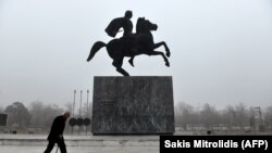 Архивска фотографија-споменикот на Александар во Солун