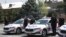 Armenia - Officers and vehicles of the newly established Patrol Service, Yerevan, July 8, 2021.