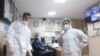 A special unit for taking care of coronavirus-affected patients in Iran's Khuzestan Province.