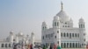 Sikh pilgrims arrive at the holy site of Gurdwara Darbar Sahib in Pakistan&#39;s Punjab Province.&nbsp;