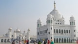 Sikh pilgrims arrive at the holy site of Gurdwara Darbar Sahib in Pakistan&#39;s Punjab Province.&nbsp;