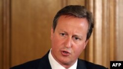 British Prime Minister David Cameron