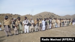 North Waziristan and Khost tribal leaders near the Ghulam Khan border crossing between Pakistan and Afghanistan (file photo).