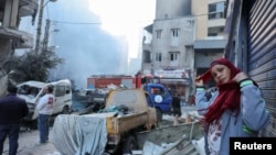 Бейруттун ал-Мазраа району Израилдин соккусунан кийин. Ливан, 8-апрель 2026-жыл