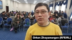 Асылбек Зұлхажап, "Орал-дизайн-стройсервис" компаниясының үлескері. Астана, 24 ақпан 2017 жыл