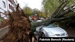 Наслідки циклон «Герварт» в Німеччині, 29 жовтня 2017 року