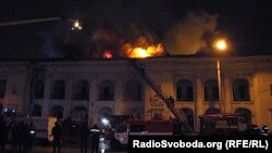 Пожежа у горищному приміщенні Госиного двору, 9 лютого