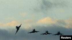 Истребители "Тайфун" британских ВВС