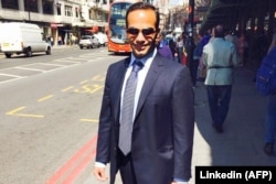 George Papadopoulos poses in London in a photo taken from his LinkedIn account.
