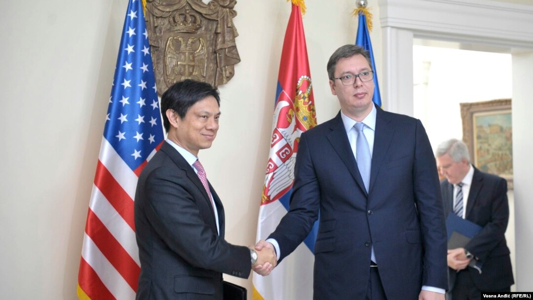 Hojt Brajan ji i Aleksandar Vučić, Beograd, 24. maj