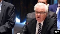 Russian Ambassador to the United Nations Vitaly Churkin said Bosnia should not be pushed in the EU's direction.