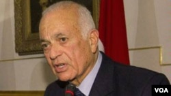 Arab League chief Nabil al-Arabi (file photo)