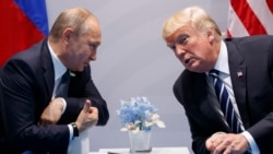 (file photo) Russian President Vladimir Putin and US President Donald Trump.