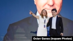 Elena Lasconi, președinta USR, spune că Nicușor Dan nu a anunțat-o că-și va declara candidatura la președinție.