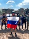 Војници на групата Вагнер во Бахмут, Украина