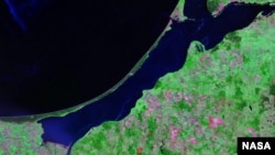 Балтийский залив, спутниковое фото