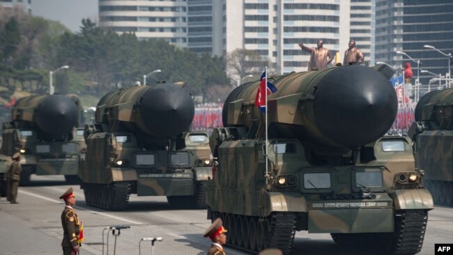 Parada povodom 105-godišnjice rođenja preminulog sjevernokorejskog lidera Kim Il-Sunga, 15. april 2017.