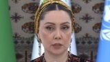 Oguljahan Atabaýewa resmi metbugatda has köp peýda bolup başlady. (arhiw)
