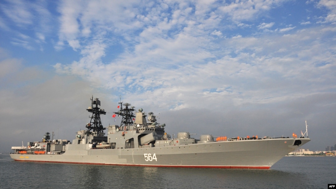 Ruski razarač "Admiral Tributs", septemabr 2016.