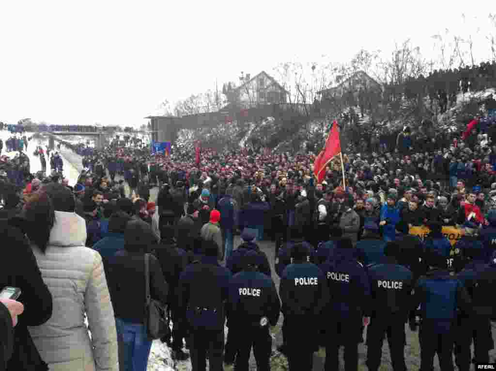 Protest pristalica Samoopredeljenja, 22. januar 2012.