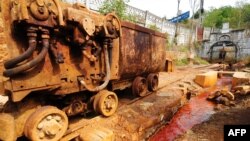 La mina de cupru Roșia Poieni, din Munții Apuseni