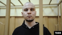 Vladimir Akimenkov in a Moscow court in March 2013. 