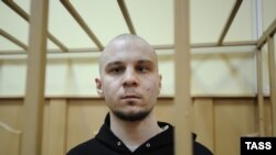 Владимир Акименков во время суда по "Болотному делу"