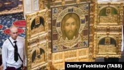 Ілюстраційне фото: Головна ікона храму Збройних сил Росії "Спас Нерукотворний"