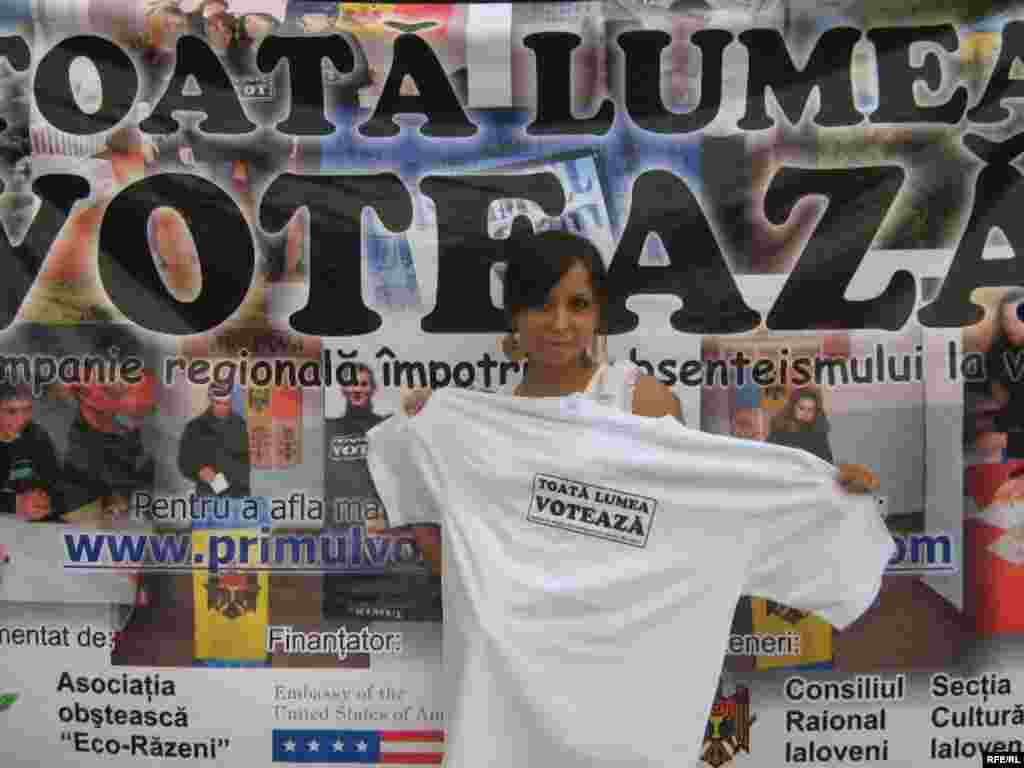 „Toata lumea votează” - Foto: Asociatia obsteasca “Eco-Razeni”, r. Ialoveni