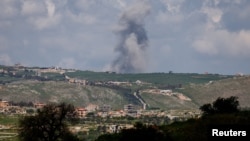 კვამლი ლიბანზე საჰაერო დარტყმის შედეგად; ხელი ისრაელიდან. 11 აპრილი, 2026 წელი 