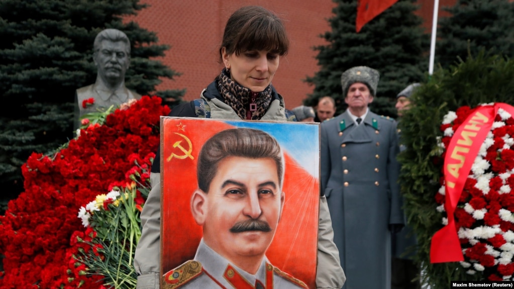 At Stalin's grave, March 5, 2019