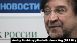 Юрий Шевчук на пресс-конференции в Киеве, 8 февраля 2012 года