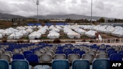 Архива - Импровизираниот камп „Елиникон“ кај Атина. 11.01.2017
